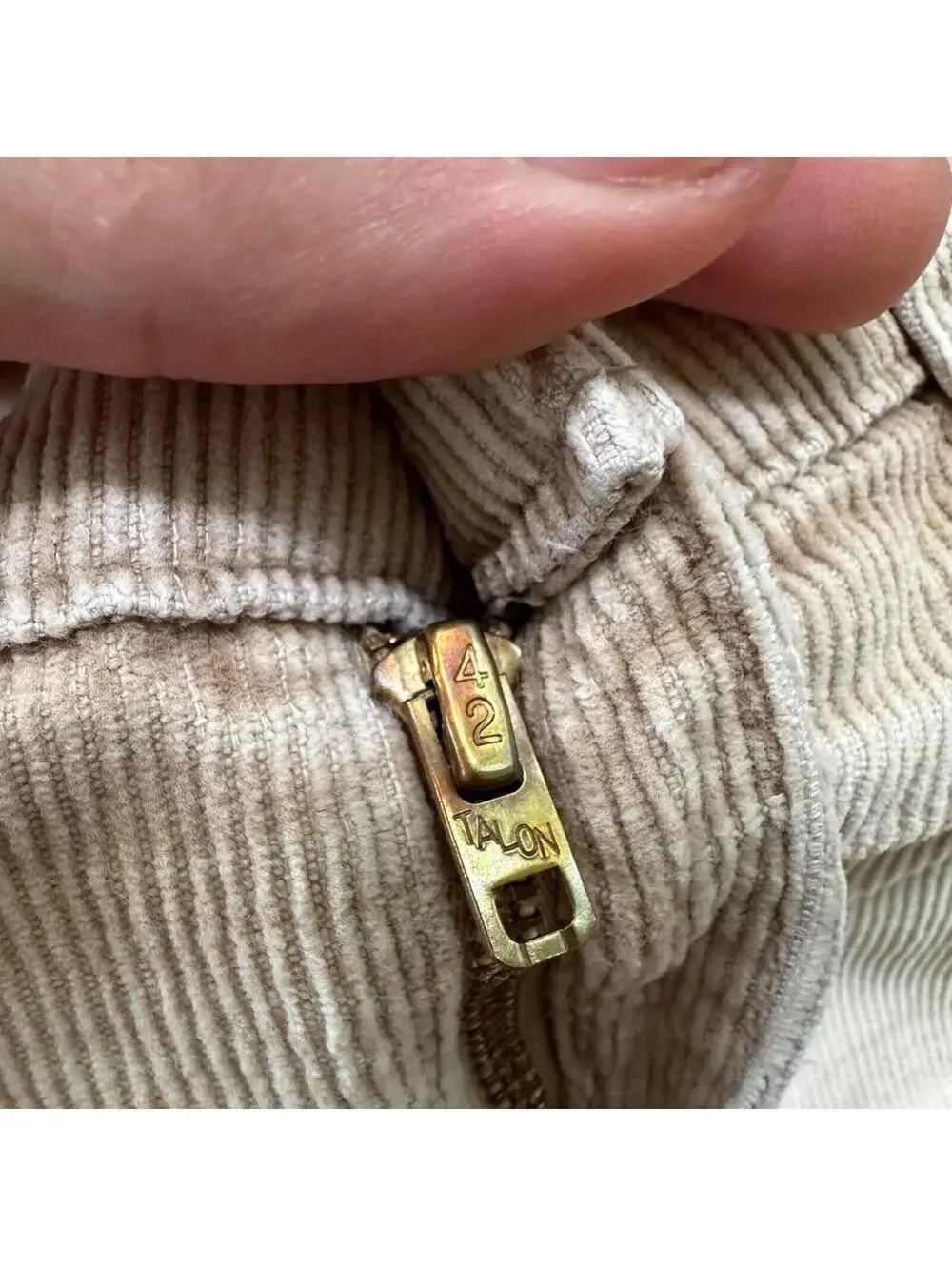 Levis 684 VTG Corduroy Pants Bell Bottom USA 30x27 Boot Cut 1970s 70s Beige